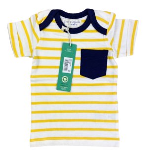 Sense Organics T-Shirt Yellow Stripes 9M