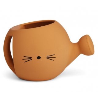 Lyon Watering Can Cat mustard
