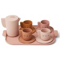 Silicone Tea Set Ophelia rose multi mix