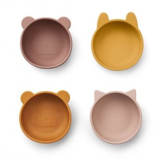 Silicone Bowls Iggy 4-Pack rose mix