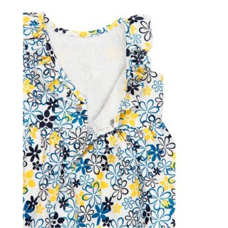 Boboli Satin Kleid Blumen