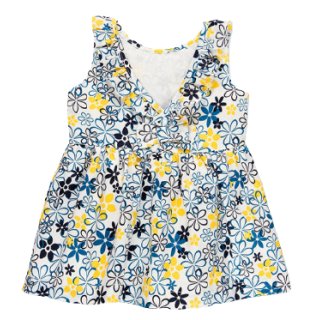 Boboli Satin Kleid Blumen 9M