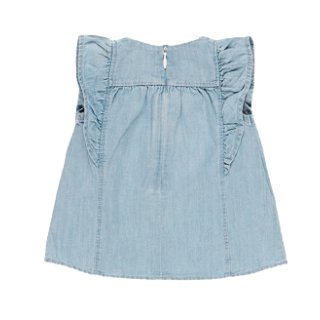 Boboli Kleid denim mit rschen 6M
