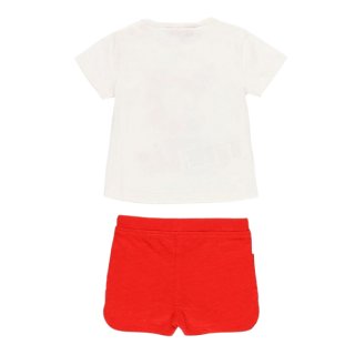 Boboli Pack T-shirt und Hose Mohnblumen 12M