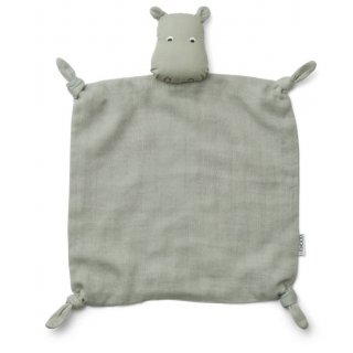 Cuddle Cloth Hippo dove blue