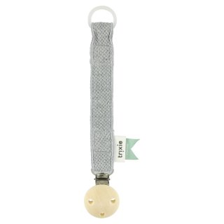 Pacifier Clip Grain Grey