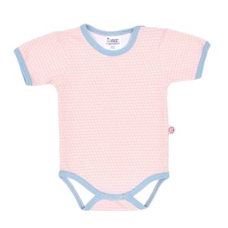 Cheeky Apple Kurzarm Body Kuller Peach Rose / Bndchen Frost 86/92