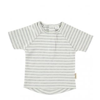 Petit Oh! Short Sleeve Teddy T-Shirt Raya Grey Vanilla