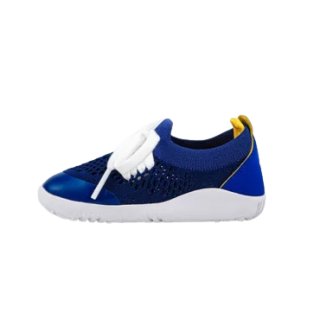 Bobux Step Up Play Knit Blueberry Yellow