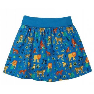 Frugi Luna Skirt Colbalt Big Cats  3-4Y