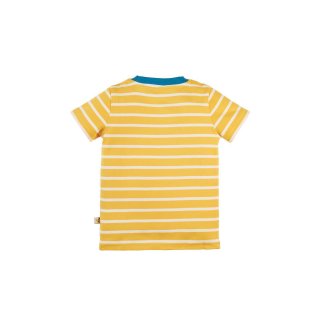 Frugi The National Trust Sid Applique T-Shirt Puffin 12-18M