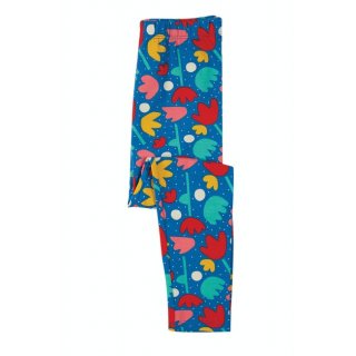 Frugi Libby Printed Leggings Lotus Bloom 0-3M