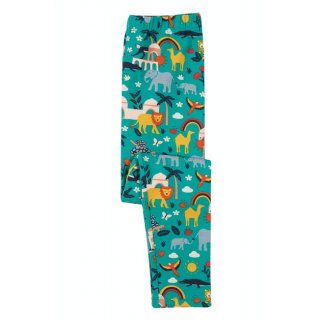 Frugi Libby Printed Leggings Jewel India  3-6M