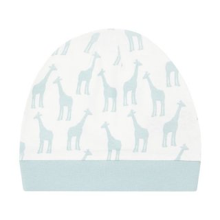 Sense Organics Baby Hat, Giraffe light teal