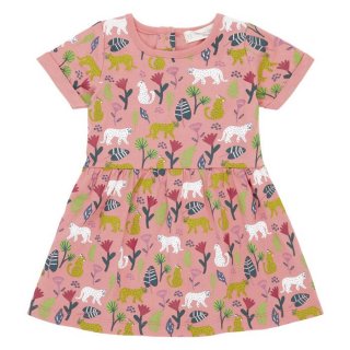 Sense Organics Baby Dress Floral Leopard