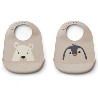 Silicone Bib 2-Pack Arctic Mix