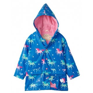 Hatley Twinkle Unicorns Colour Changing Raincoat 9-12M