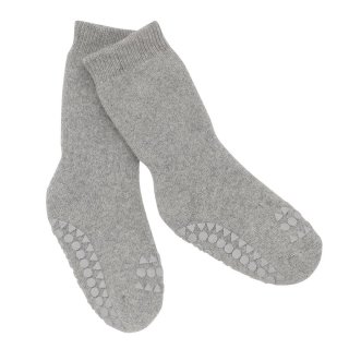 GoBabyGo Non-Slip Socks Grey Melange