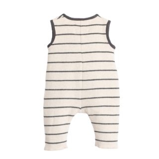 Play Up Striped Jersey Jumpsuit Miro