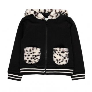 Boboli Jacke Plsch Leopard 6Y