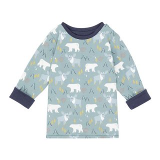 Sense Organics FELIX Baby Reversible Shirt Navy reindeer  6M