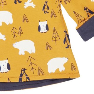 Sense Organics DOLORES Baby Reversible Shirt Navy polar bear 