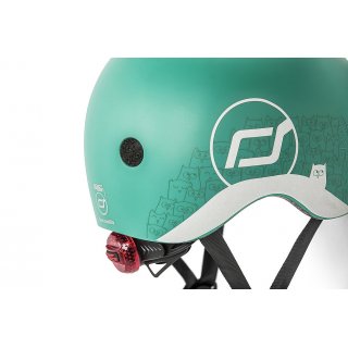 Scoot and Ride Helm XXS-S Reflective Forest